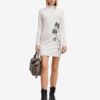 Cream women's floral dress Desigual Jonquera - Lacroix - Women's