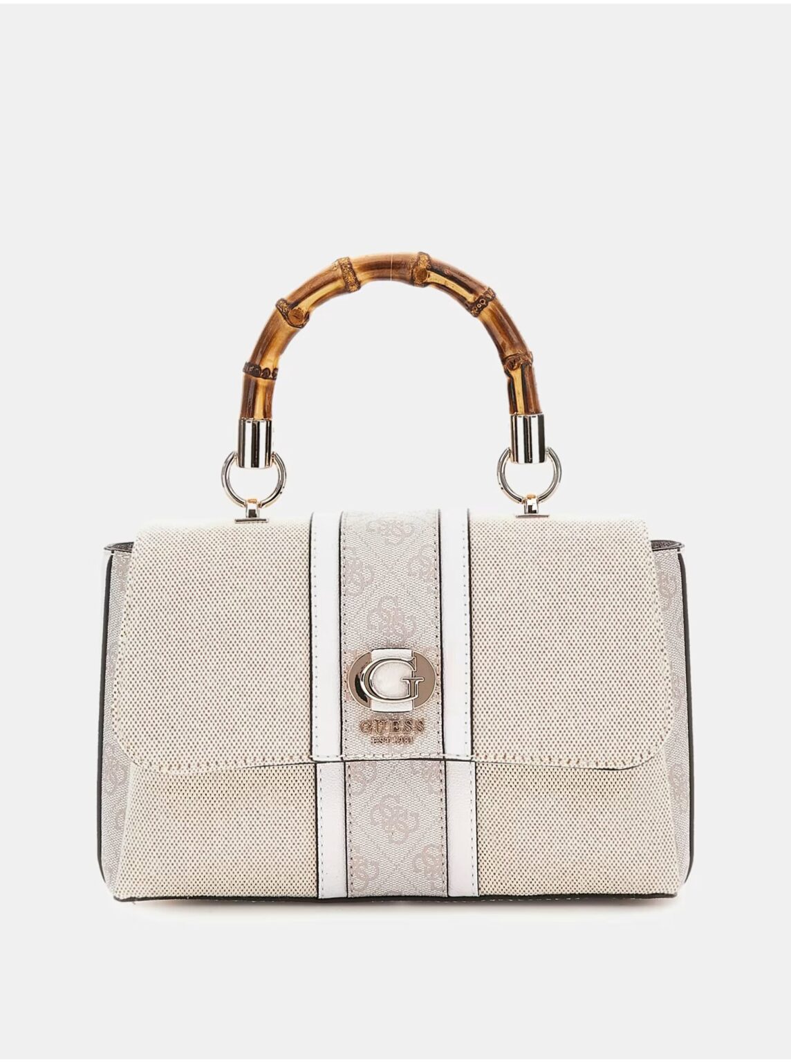 Cream women's handbag Guess - Women's