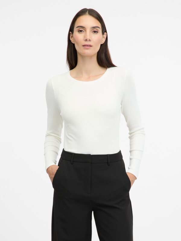 Cream women's long-sleeved T-shirt ORSAY - Women's