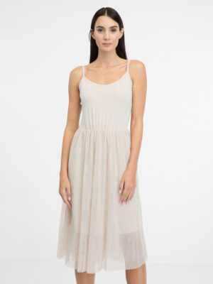 Cream women's midi dress ORSAY - Women's