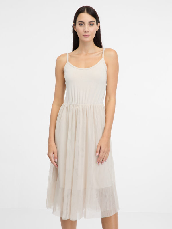 Cream women's midi dress ORSAY - Women's