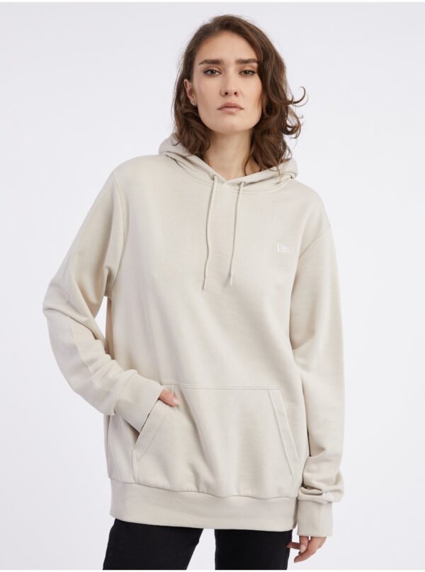 Cream women's oversized hoodie New Era Essentials - Women's