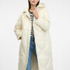 Cream women's quilted down coat ORSAY - Women's