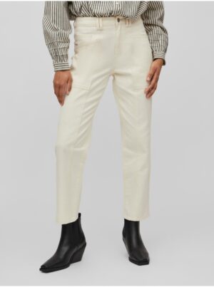 Cream women's straight fit jeans VILA Orys - Women