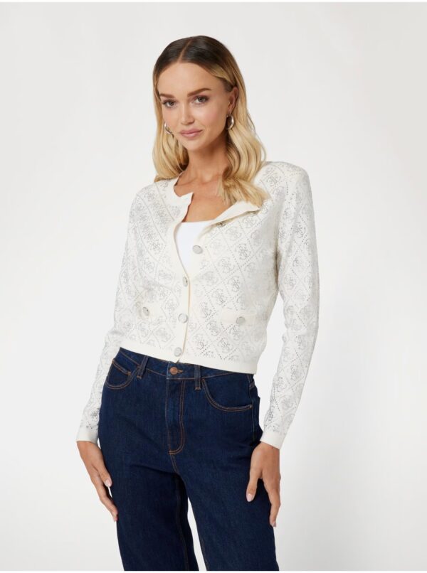 Cream women's sweater Guess - Women's
