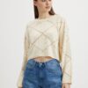 Cream women's sweater Noisy May June - Women's