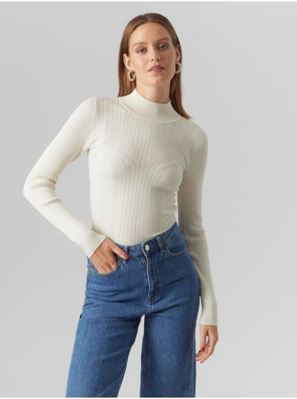 Cream women's sweater VERO MODA Sally - Women's