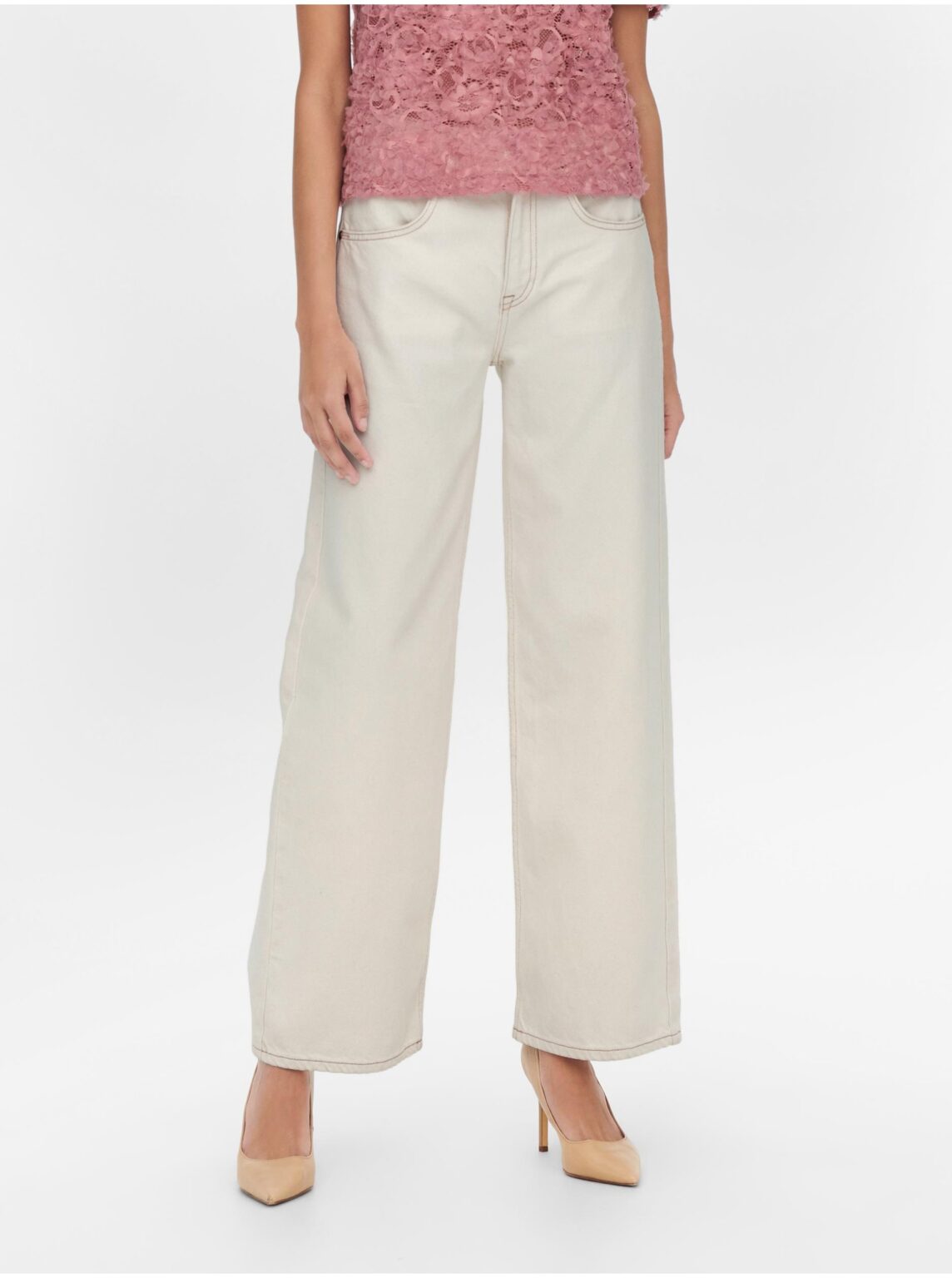 Creamy Wide Jeans JDY Ariel - Women