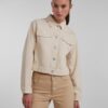 Creamy Women's Denim Jacket Pieces Tessie - Women