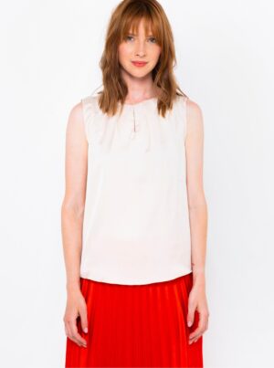 Creamy women's blouse CAMAIEU - Ladies