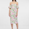 Creamy women's linen midi dress ORSAY