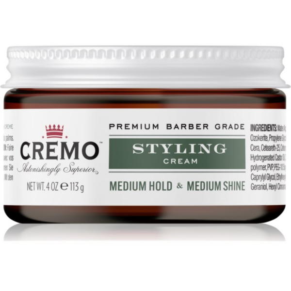 Cremo Hair Styling Cream Medium Styling hidratáló formázó krém hajra uraknak 113 g-Ár