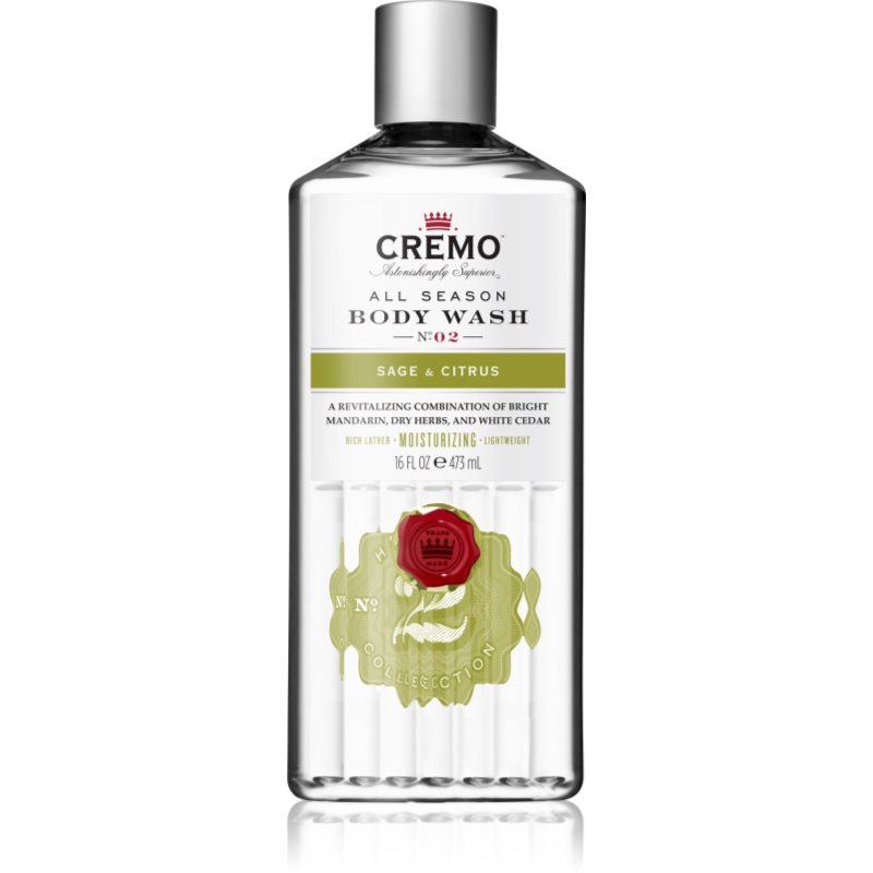 Cremo Sage and Citrus Body Wash tisztító tusoló gél uraknak 475 ml-Ár
