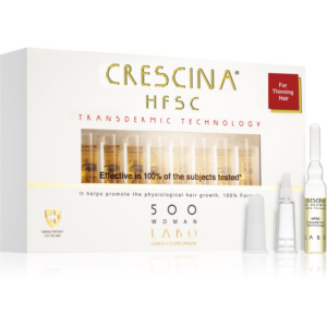 Crescina Transdermic 500 Re-Growth hajnövekedést serkentő ápolás hölgyeknek 20x3