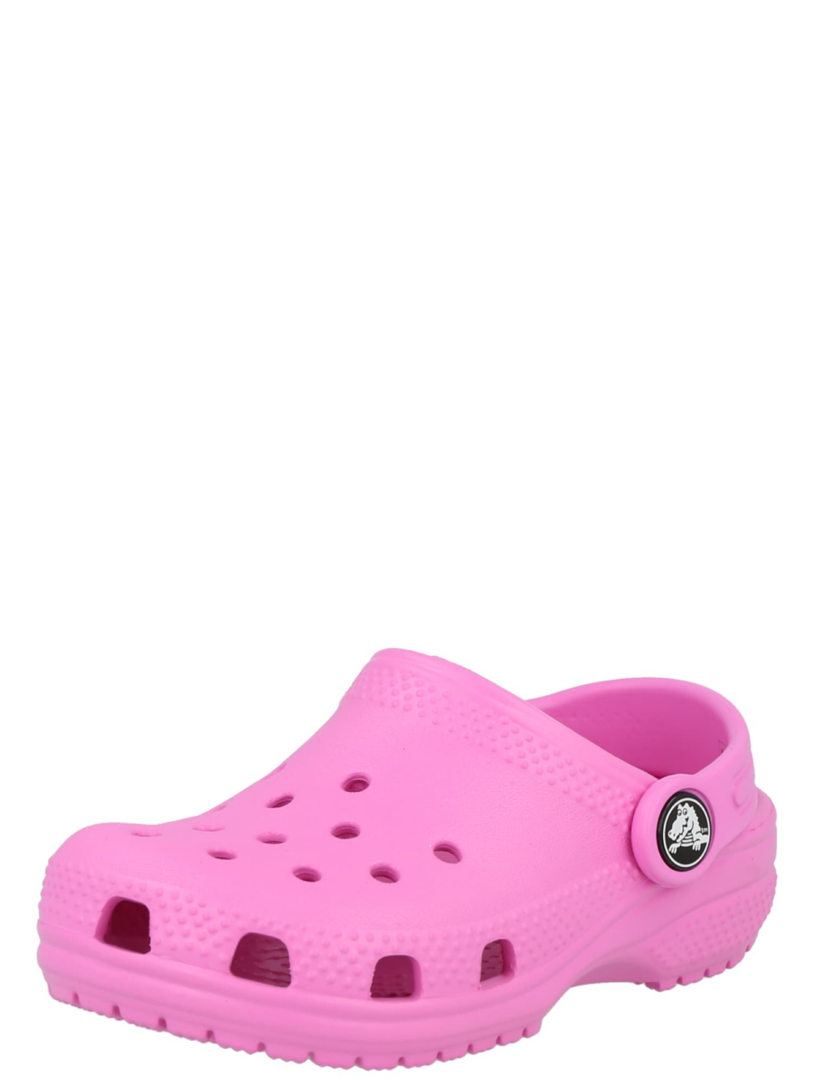Crocs Nyitott cipők 'Classic'  rózsaszín / fekete / fehér-Hungary
