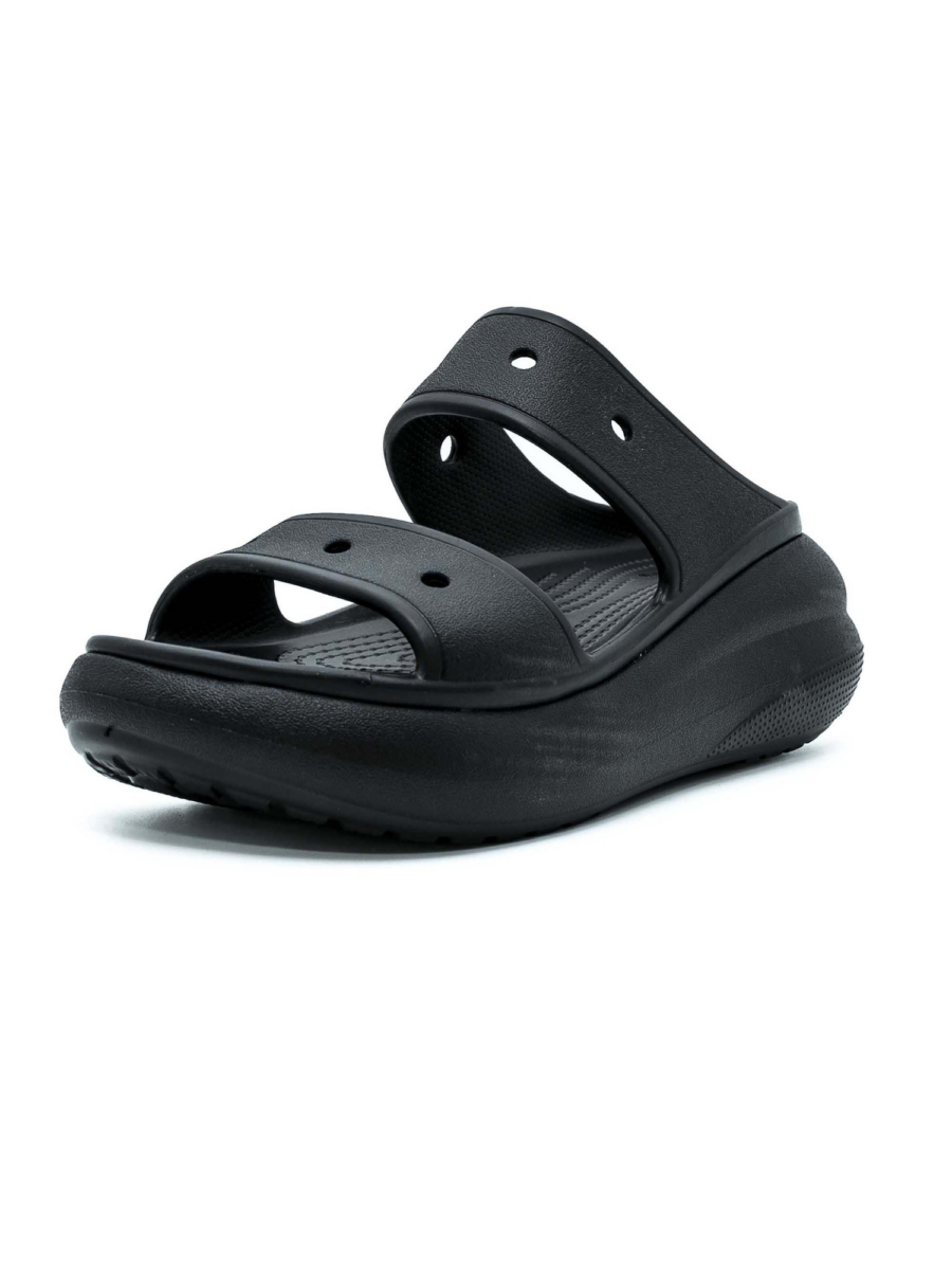 Crocs Papucs 'Classic Crush'  fekete / fehér-Hungary