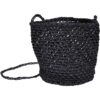 Crossbody bag Mini Nature Bast black