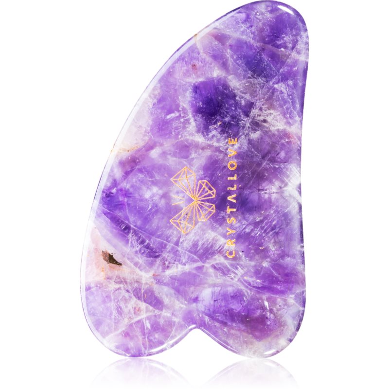 Crystallove Amethyst Gua Sha masszázs szegédeszköz 1 db-Eredeti