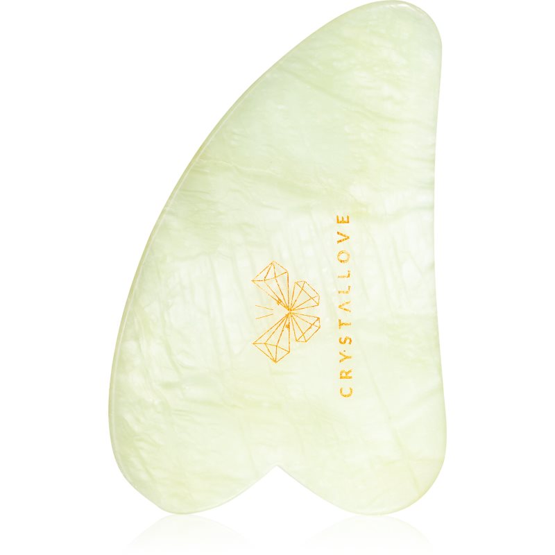 Crystallove Jade Gua Sha masszázs szegédeszköz 1 db-Eredeti