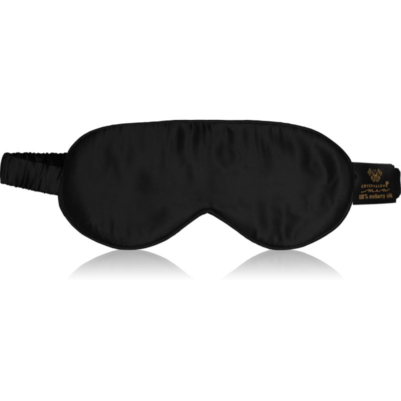 Crystallove Men Silk Eye Mask alvómaszk Black 1 db-Ár