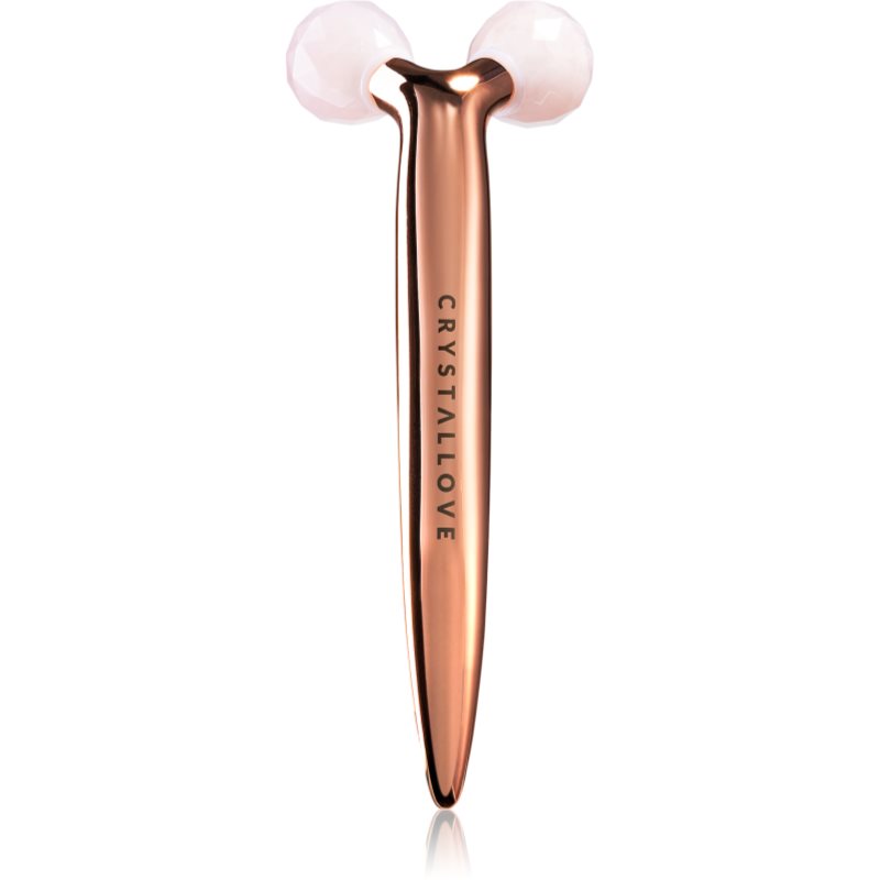 Crystallove Rose Quartz 3D Lift & Sculpt Facial Roller masszázs szegédeszköz 1 db-Eredeti