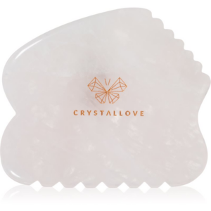Crystallove Rose Quartz Contour Gua Sha masszázs szegédeszköz az arcra 1 db-Ár