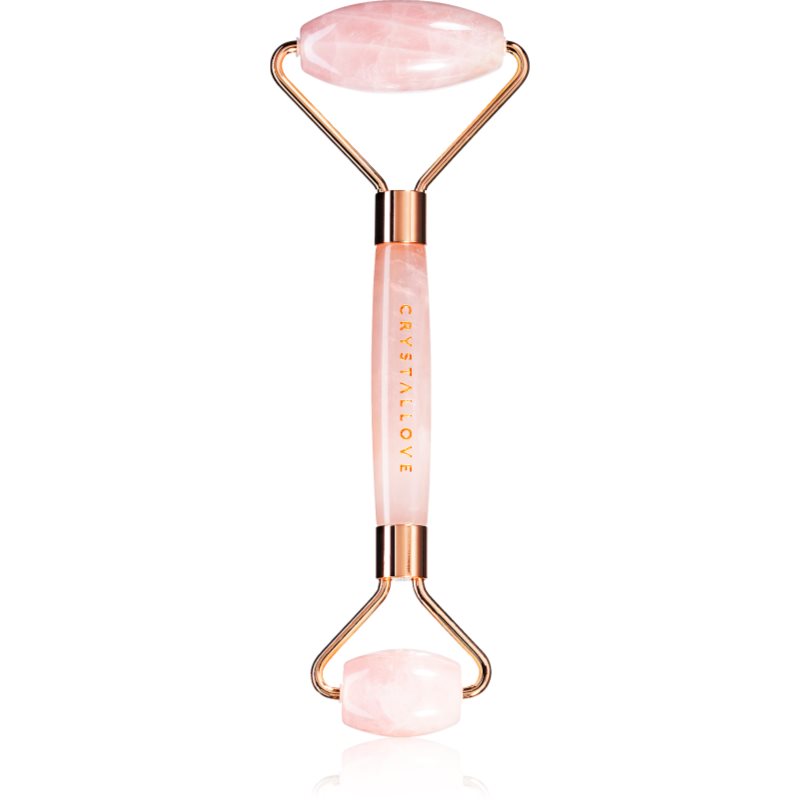 Crystallove Rose Quartz Roller masszázs henger az arcra 1 db-Eredeti