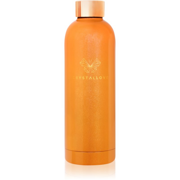 Crystallove Thermal Water Bottle vizes palack Peach Fuzz 500 ml