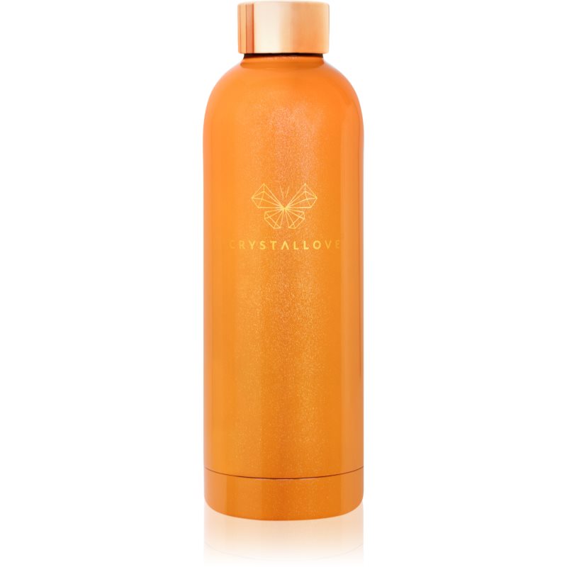 Crystallove Thermal Water Bottle vizes palack Peach Fuzz 500 ml