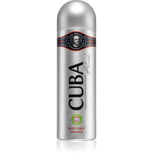 Cuba Black spray dezodor uraknak 200 ml-Eredeti