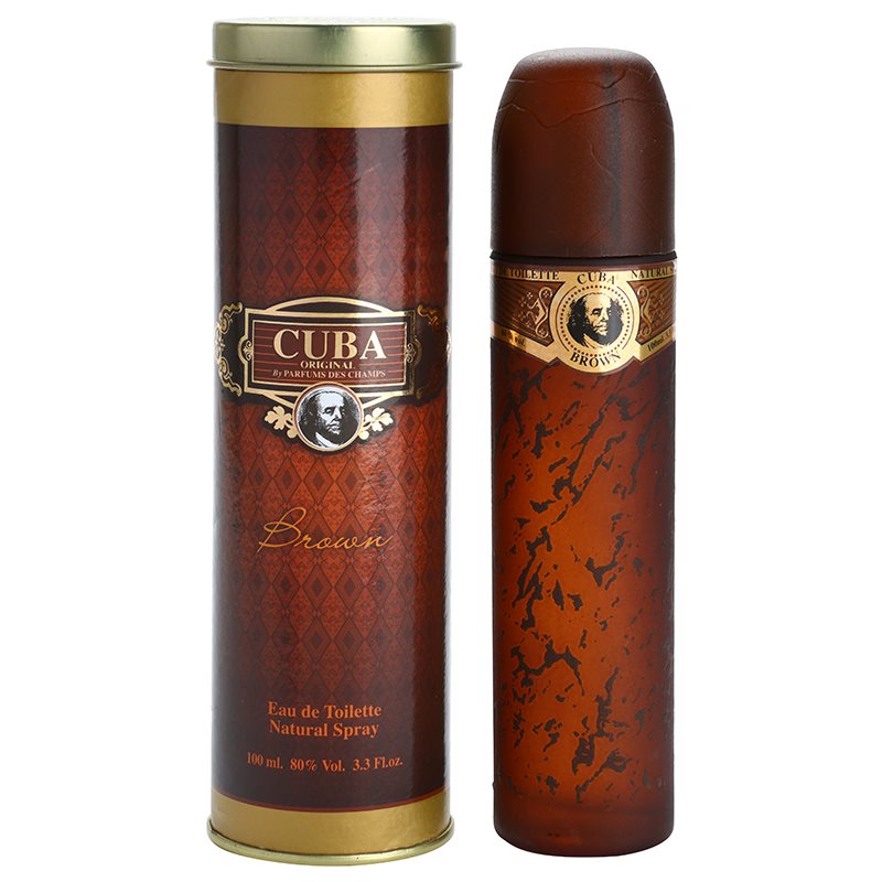 Cuba Brown Eau de Toilette uraknak 100 ml-Eredeti