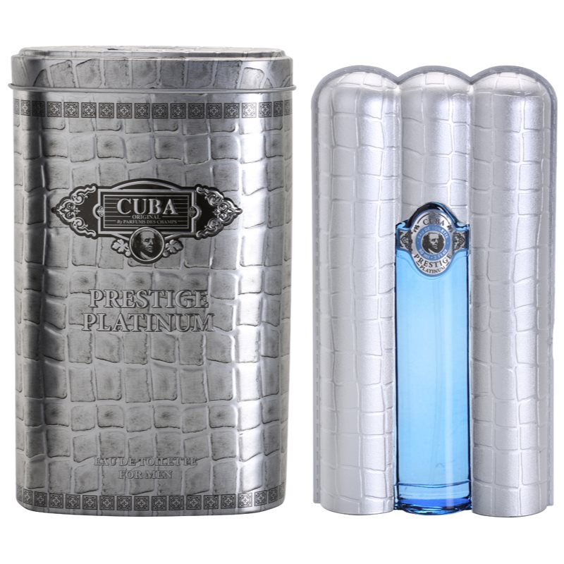 Cuba Prestige Platinum Eau de Toilette uraknak 90 ml-Eredeti