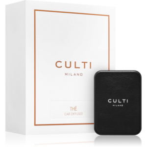 Culti Car Diffuser Black Thé illat autóba + utántöltő 73x53 cm-ár
