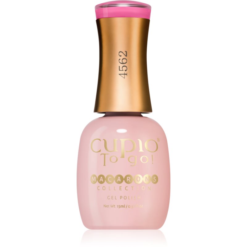 Cupio To Go! Macarons gél körömlakk UV / LED-es lámpákhoz árnyalat Raspberry Vanilla 15 ml