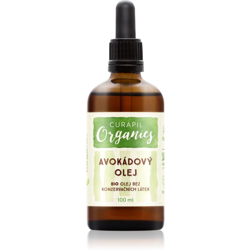Curapil Organics Avocado oil olaj bio minőségben 100 ml-Eredeti