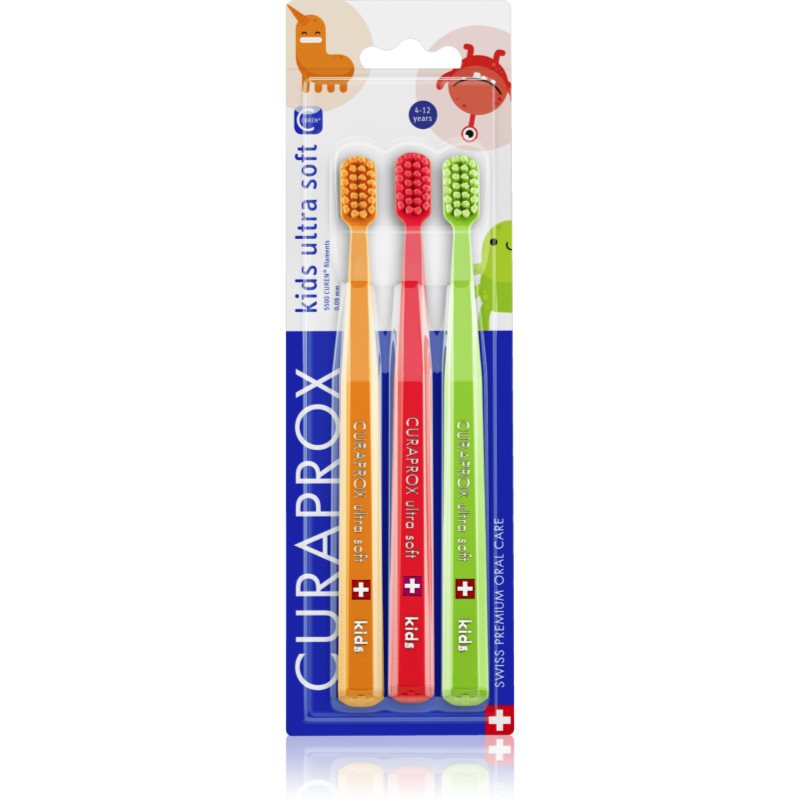 Curaprox 5500 Kids Ultra Soft fogkefe gyermekeknek 3 db-Ár