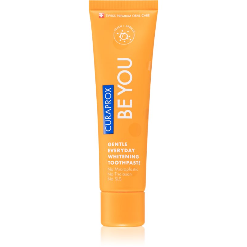 Curaprox Be You regeneráló fogkrém fehérítö hatással őszibarackos és sárgabarackos ízesítés 60 ml-Ár
