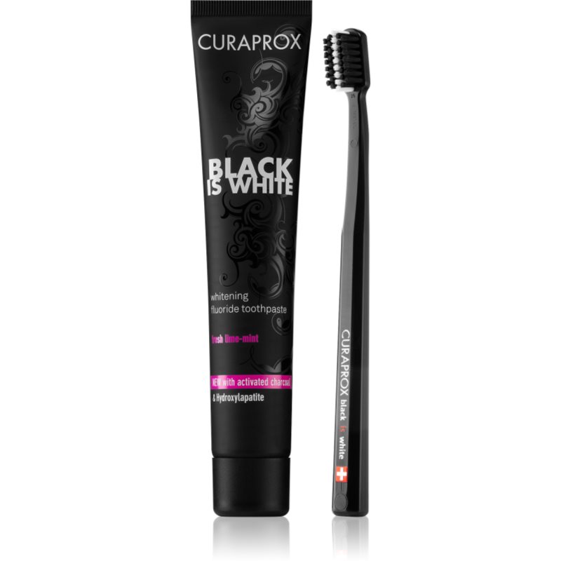 Curaprox Black is White fogápoló készlet-Eredeti