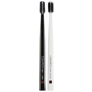 Curaprox Black is White fogkefe ultra soft Black & White 2 db-Ár