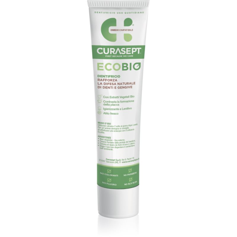 Curasept EcoBio Dentifricio természetes fogkrém fluoridmentes 75 ml-Ár