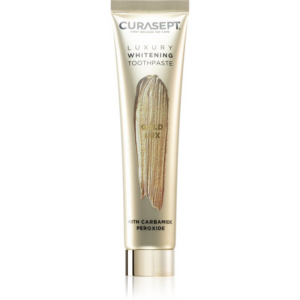 Curasept Gold Lux Toothpaste fehérítő fogkrém aktív szénnel 75 ml-Ár