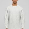Cut on the sleeve Naps Interlock Crew light grey
