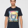 Cyber Chimp Tee Navy