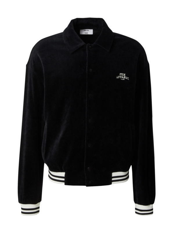 DAN FOX APPAREL Átmeneti dzseki 'Jeremias'  fekete / fehér-Ár