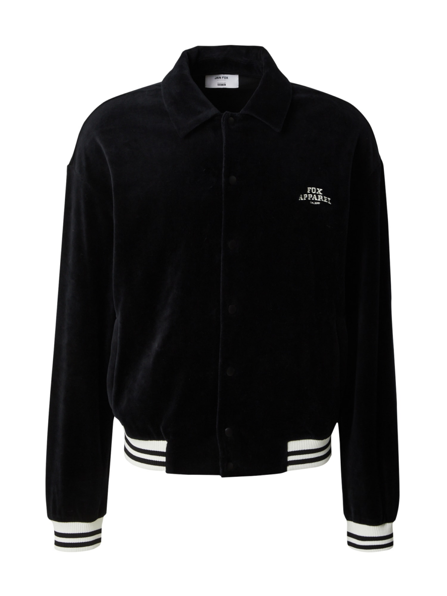 DAN FOX APPAREL Átmeneti dzseki 'Jeremias'  fekete / fehér-Ár