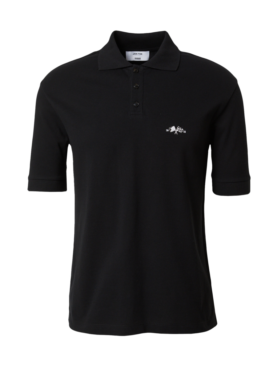 DAN FOX APPAREL Póló  fekete / fehér-Ár