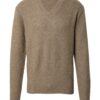 DAN FOX APPAREL Pulóver 'Dylan'  barna / taupe-hu