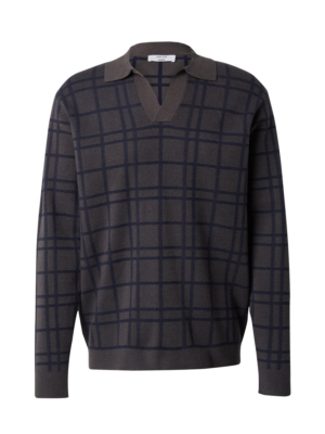 DAN FOX APPAREL Pulóver 'Johannes'  tengerészkék / taupe-Ár