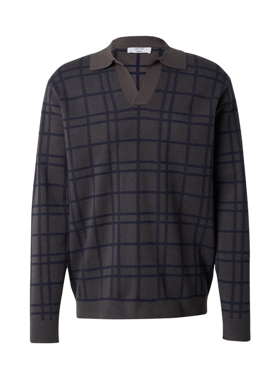 DAN FOX APPAREL Pulóver 'Johannes'  tengerészkék / taupe-Ár
