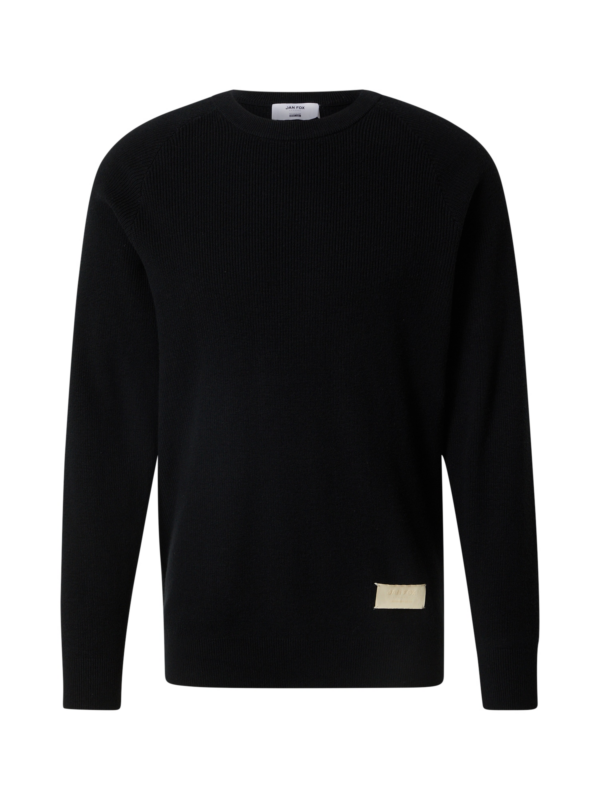 DAN FOX APPAREL Pulóver  krém / fekete-Hungary